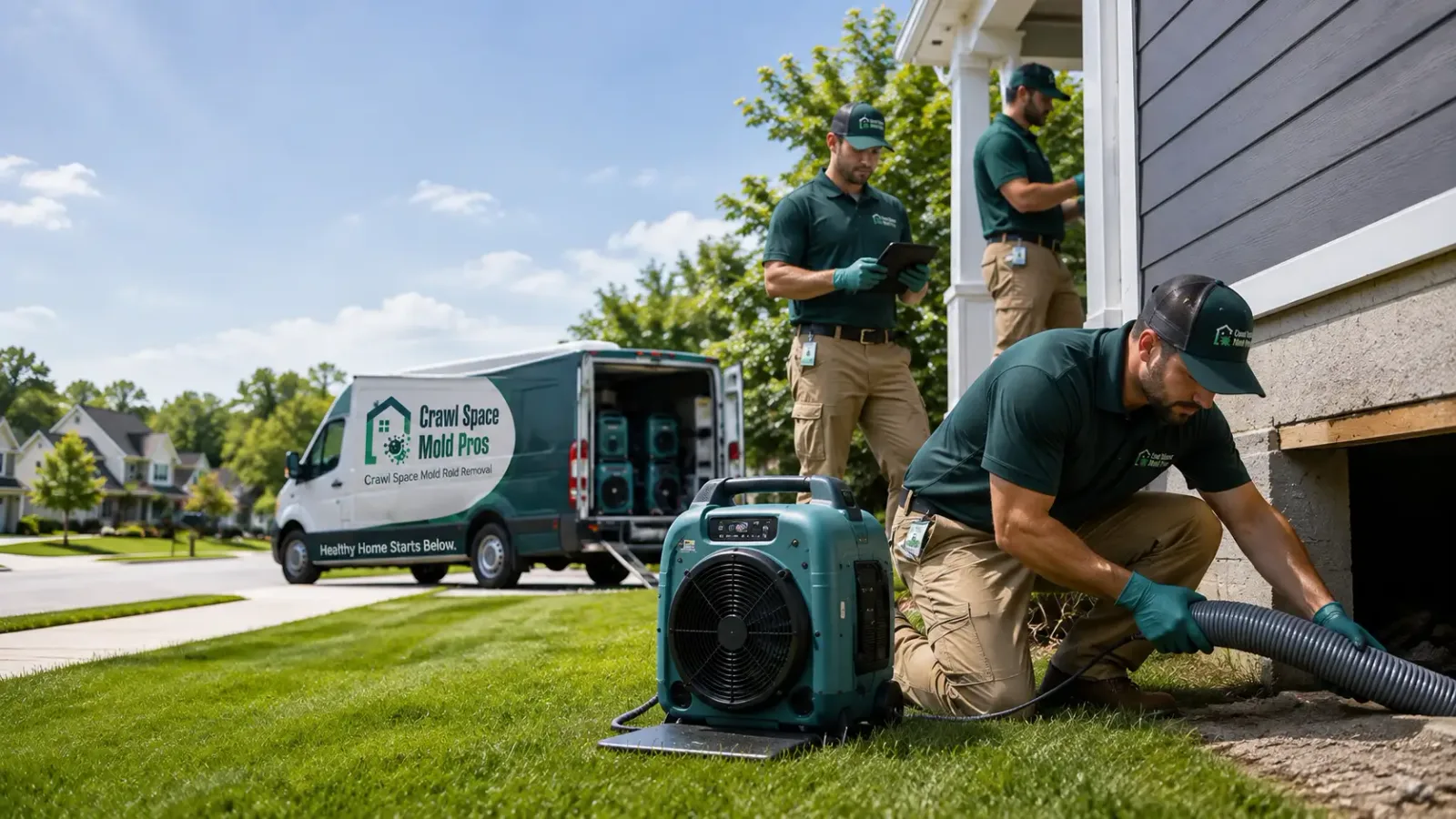 Crawl Space Mold Removal in Gilman, WI